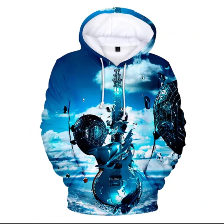 Music Guitar 3D Hoodie