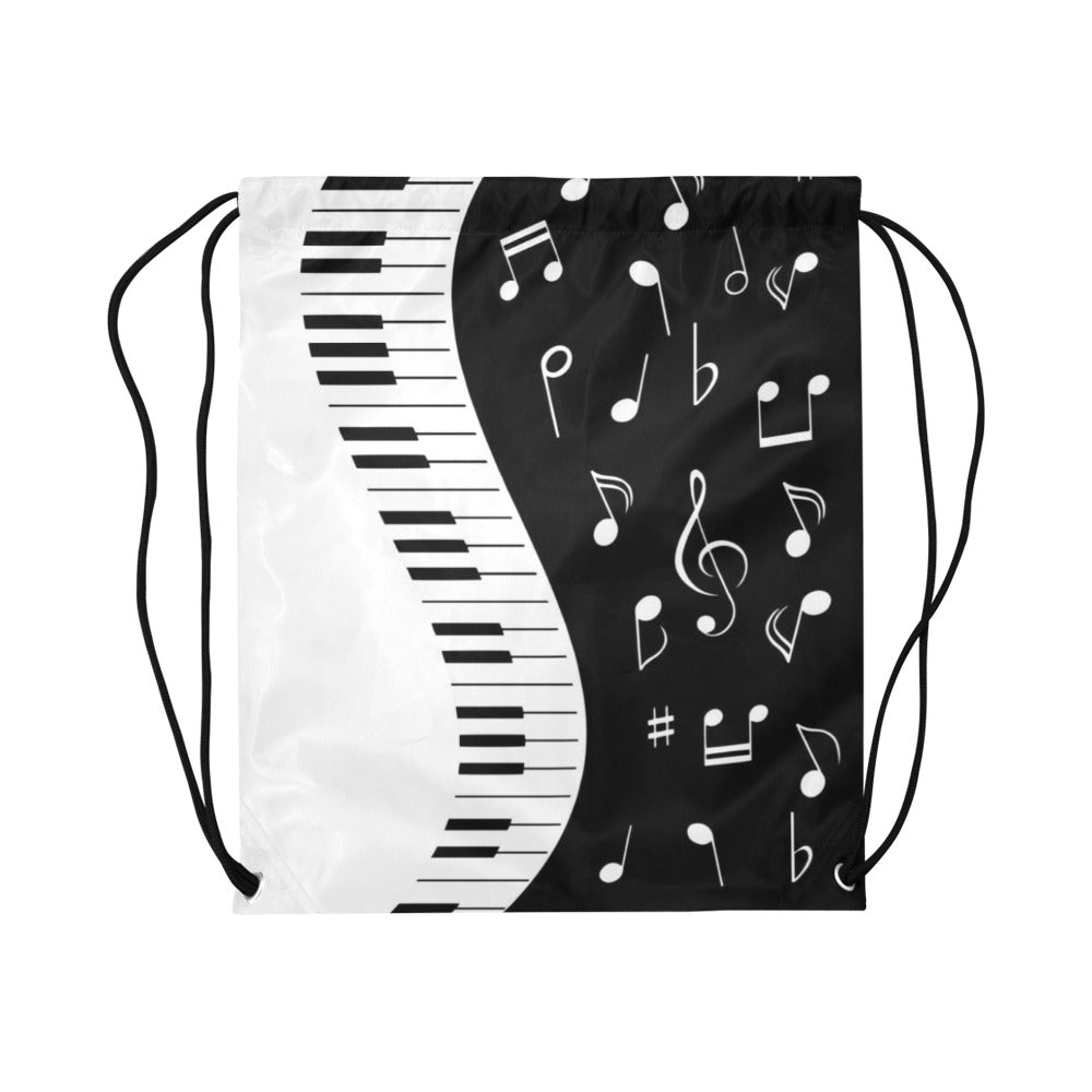 Piano Music Drawstring Bags