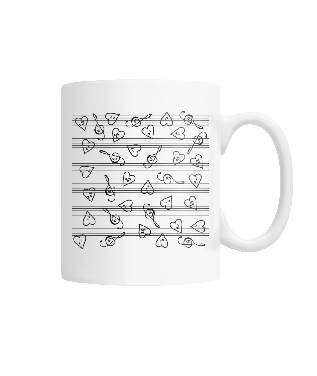 Love Score White Coffee Mug