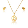 Free - Music Notes Gold Jewelry Set