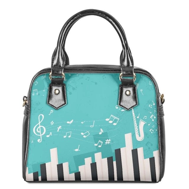 Stylish Piano Print Handbag Collection