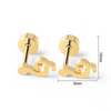 Free - Music Notes Tiny Stud Earrings