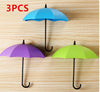 3pcs Umbrella Shaped Wall Hanger - China / D - { shop_name }} - Review