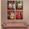 4 Pieces Guitars with Piano Keys Canvas Art - { shop_name }} - Review