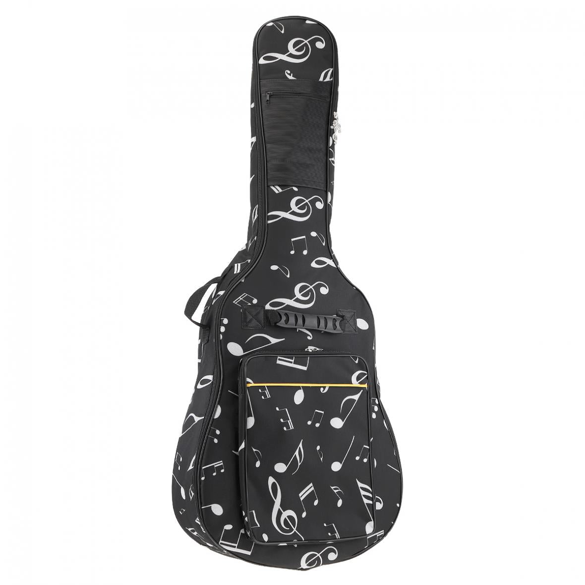 Music Notes Print Guitar Bag