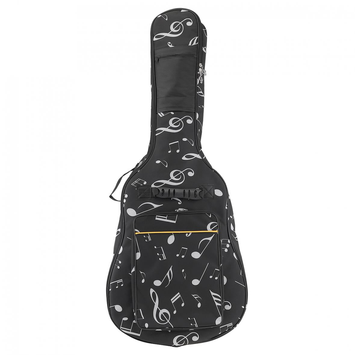Music Notes Print Guitar Bag