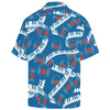 Piano Vinyl Blue Hawaiian Shirt