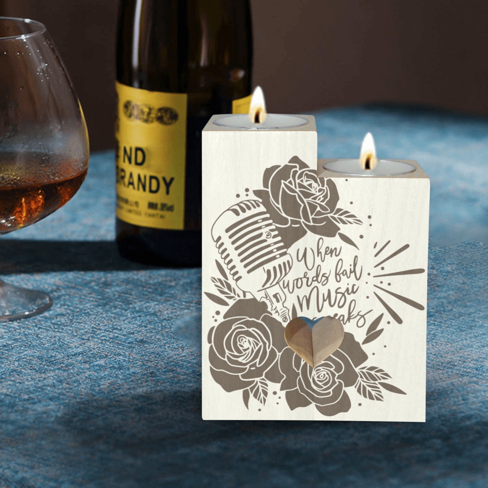 Music Speaks Candle Holder