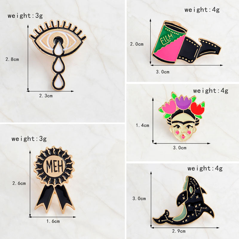 Frida Kahlo Brooch