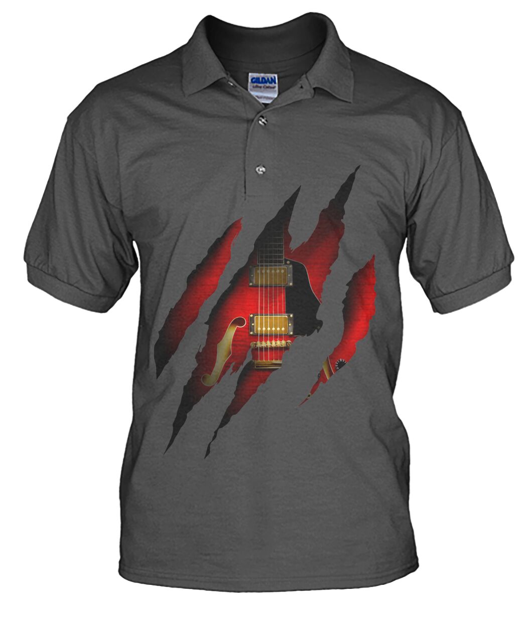 Guitar Men's Polo
