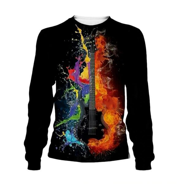 Guitar Art 3D Full Print Shirt