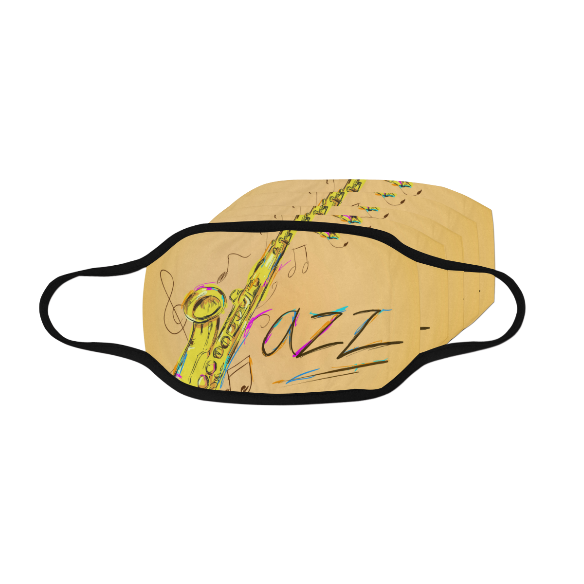 Jazz Saxophone Mask