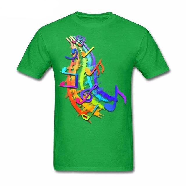 Music Note Rainbow Colors T-shirt