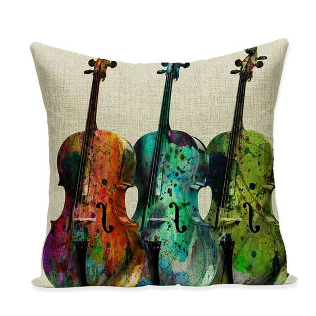 Free - Music Guitar Saxophone Pillowcases