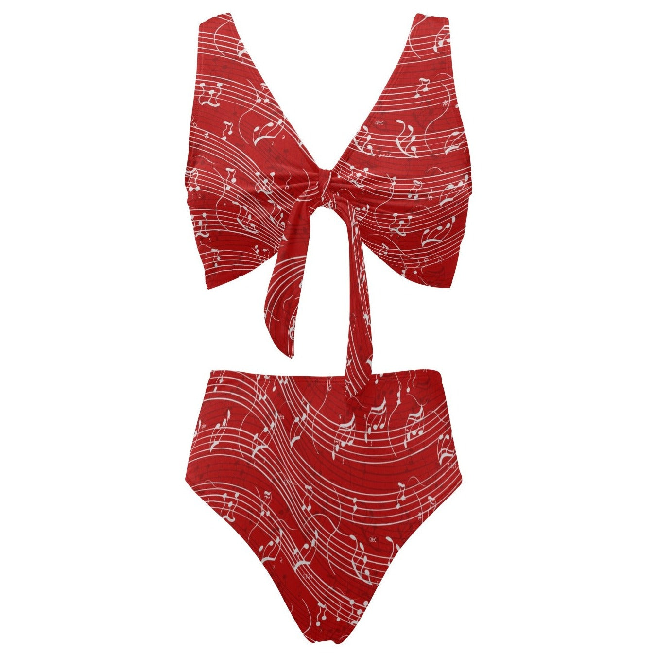 Musical Red Bikini Swimsuit
