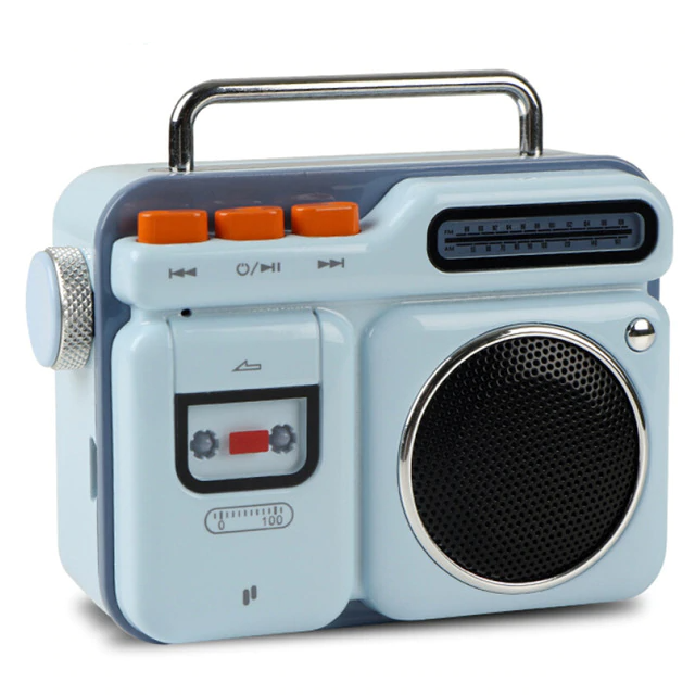 Retro Mini Radio Shape Bluetooth Speaker