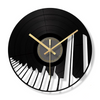 Modern Music Piano Keys Wall Clock