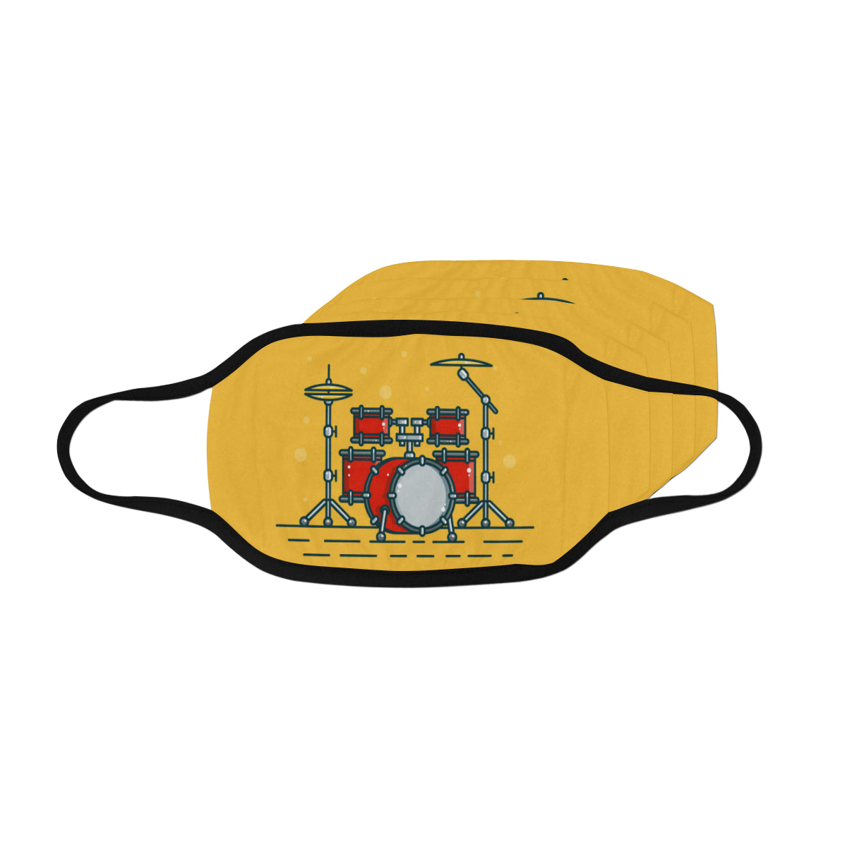 Drums Musical Instruments Mask