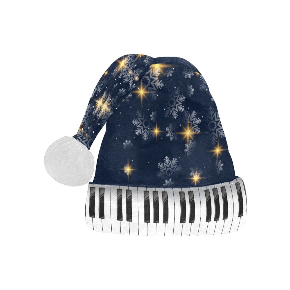 Piano Keys Christmas Santa Hat