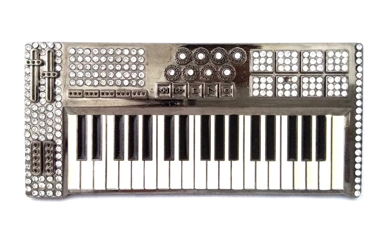 Electronic Keyboard Belt Buckle
