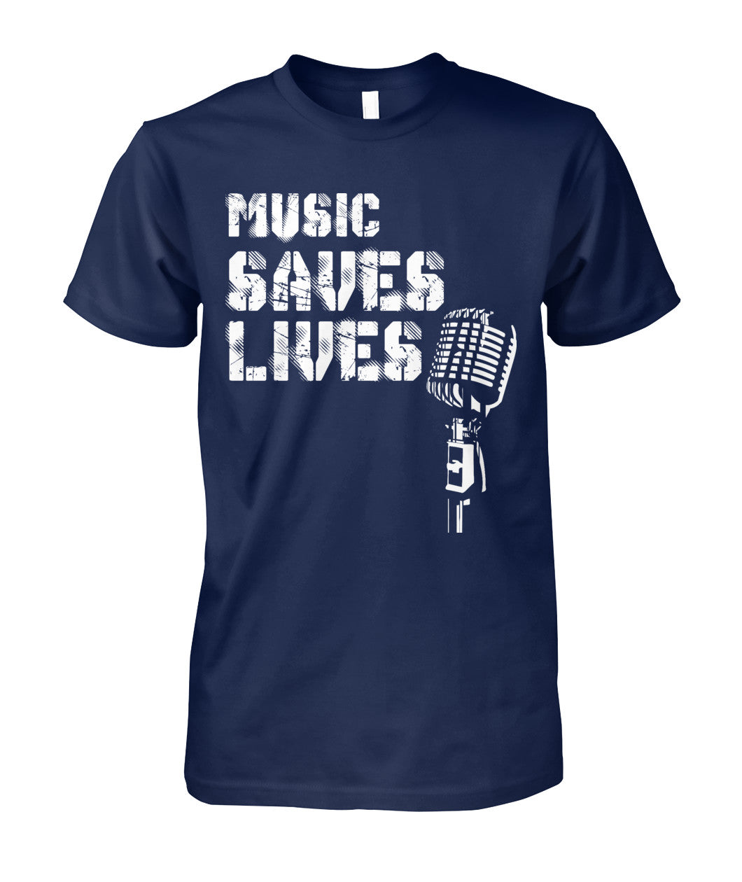 Music Saves Lives T-shirt (Black edition)