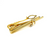 Gold-Color Music Notes Tie Clip