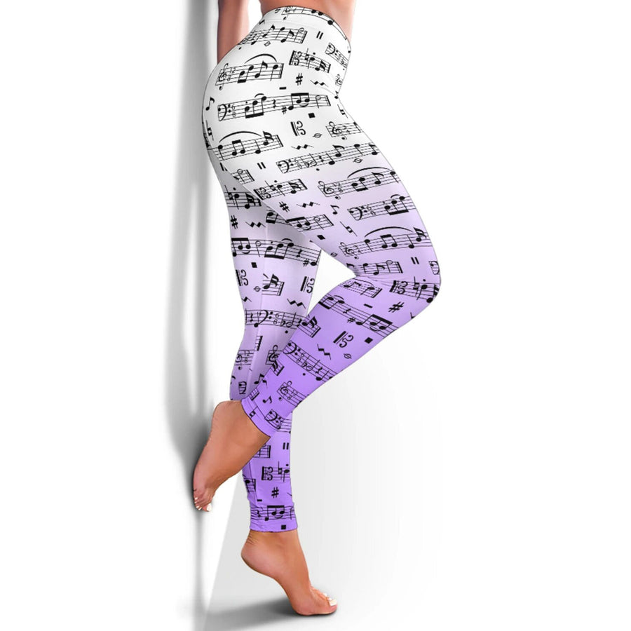 Music Notes Women's Leggings