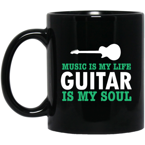 Music is my life Guitar is my soul  T-shirt
