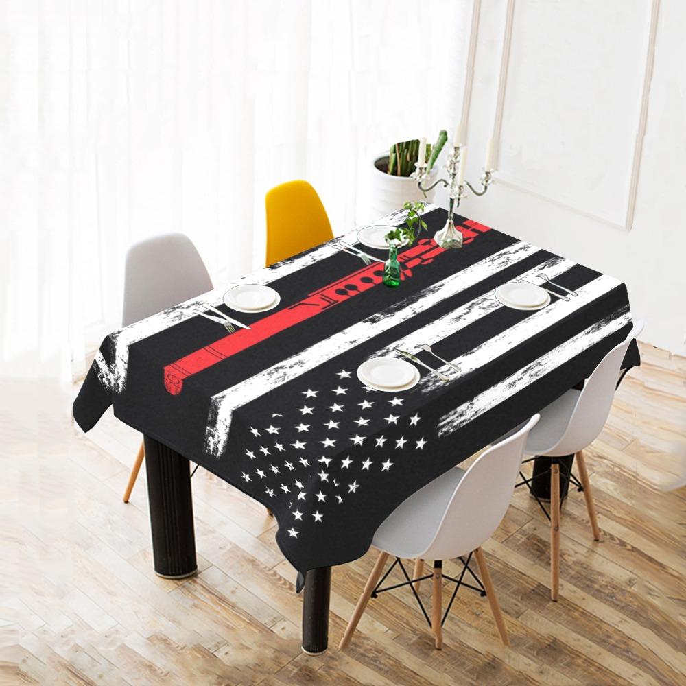 Flute American Flag Tablecloth