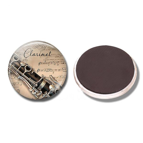 Guitar Retro Vinyl Record Fridge Magnet