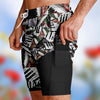 Piano Keys 2-In-1 Shorts