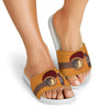 New! Wooden Guitar Slide Sandals