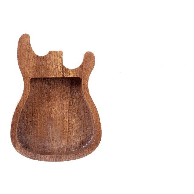 Wooden Guitar Accessories Storage