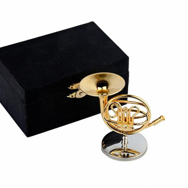 Miniature French Horn Decor
