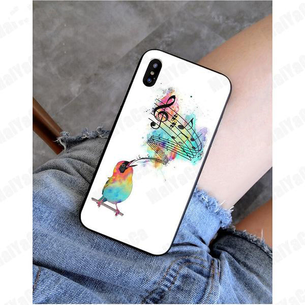 Musical Note Printed iPhone Case