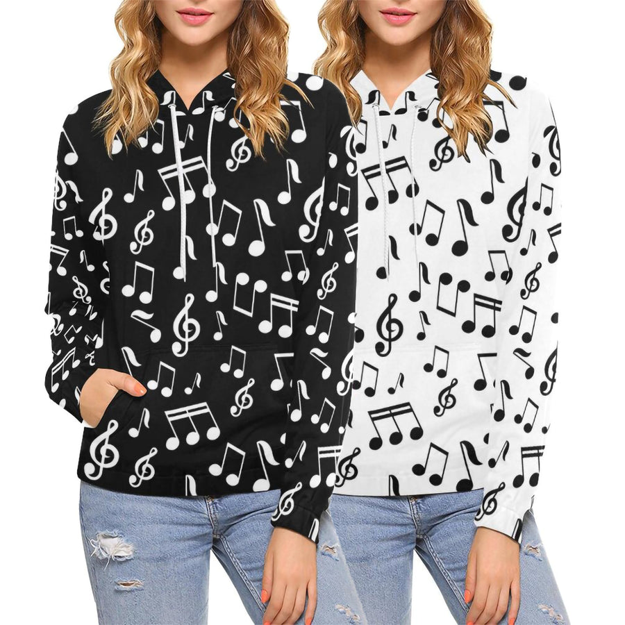 Music Notes Women's Hoodie
