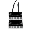 Piano Musical Canvas Bag