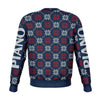 Piano Christmas Dark Blue Sweatshirt