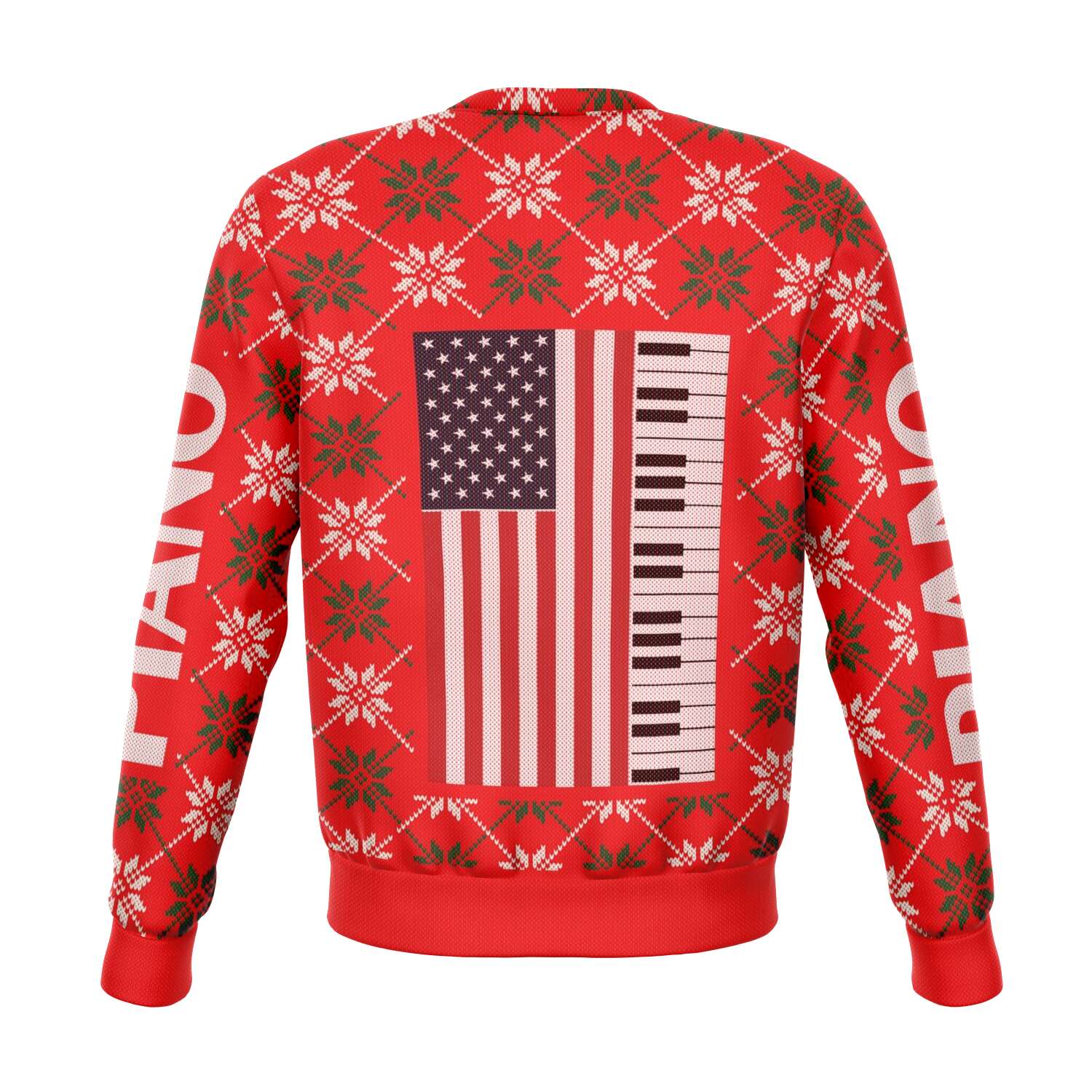 Piano Christmas Red Sweatshirt