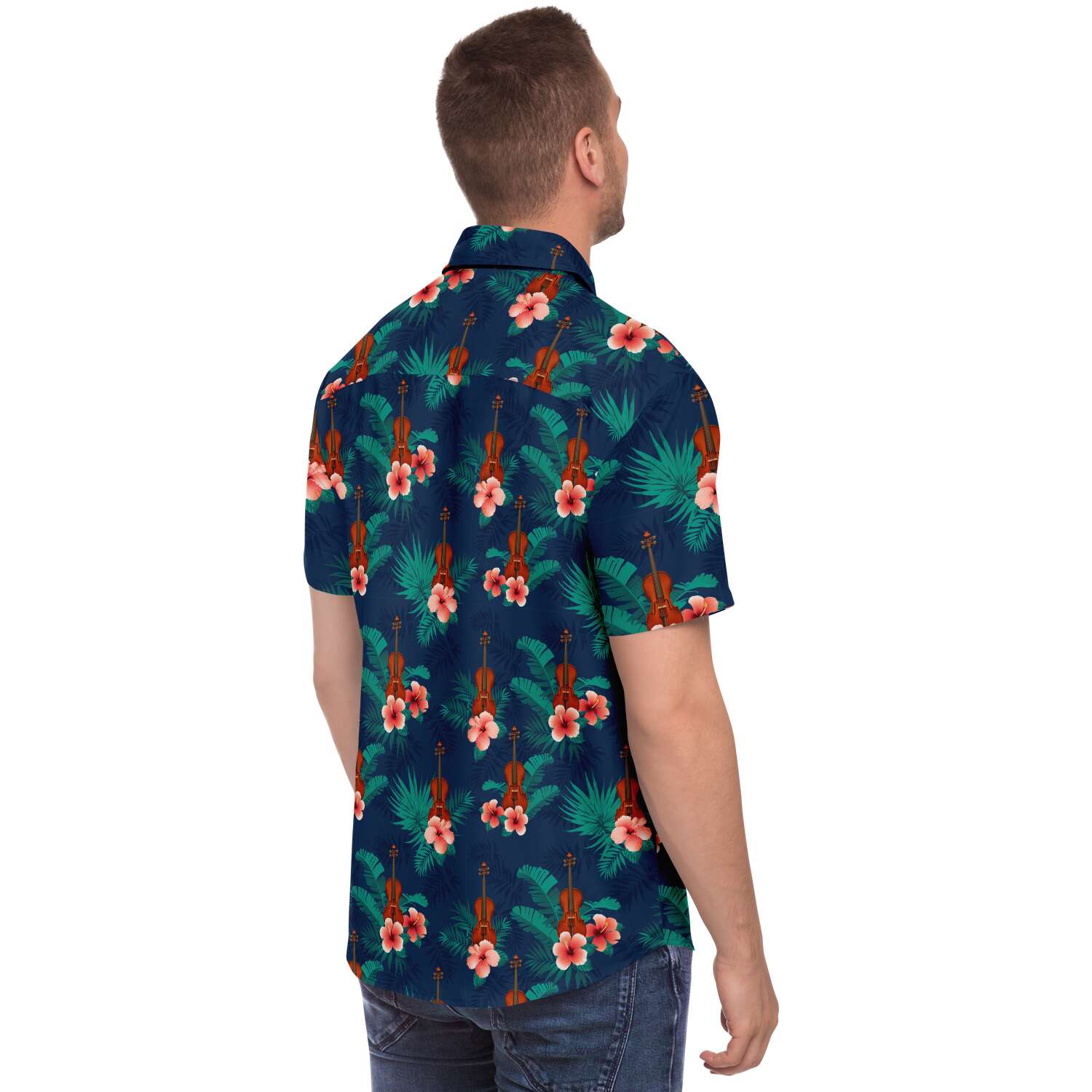Violin Flowers Short Sleeve