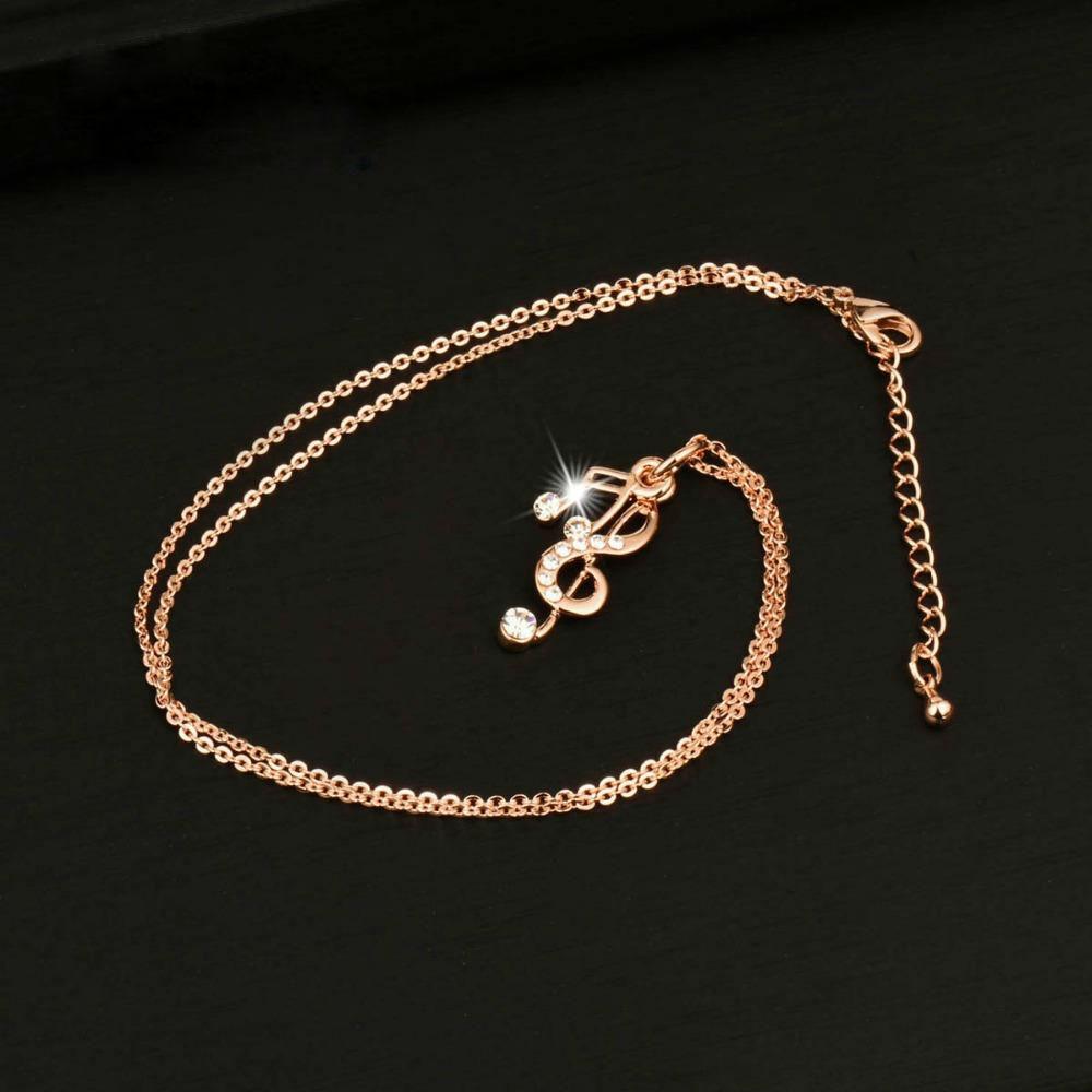 Premium Music Notes Pendant Necklace