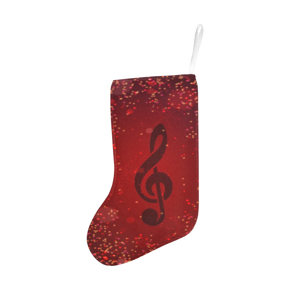 Treble Clef Christmas Stock