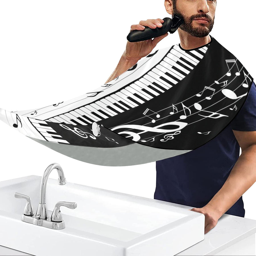 Music Notes Piano Shaving Apron