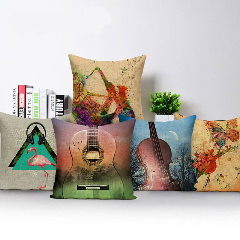Free - Music Guitar Saxophone Pillowcases