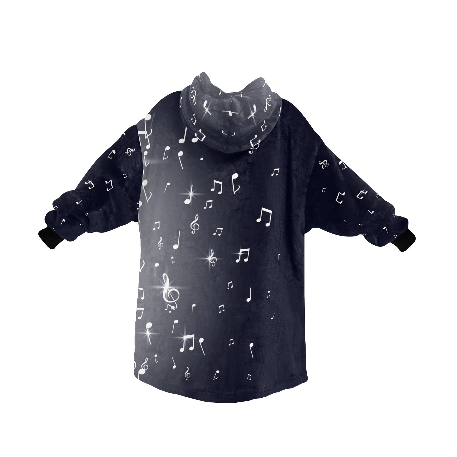 White Musical Blanket Hoodie