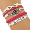 Free - Music Leather Wrap Bracelet