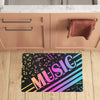 Rainbow MUSIC Kitchen Mat 28"x17"