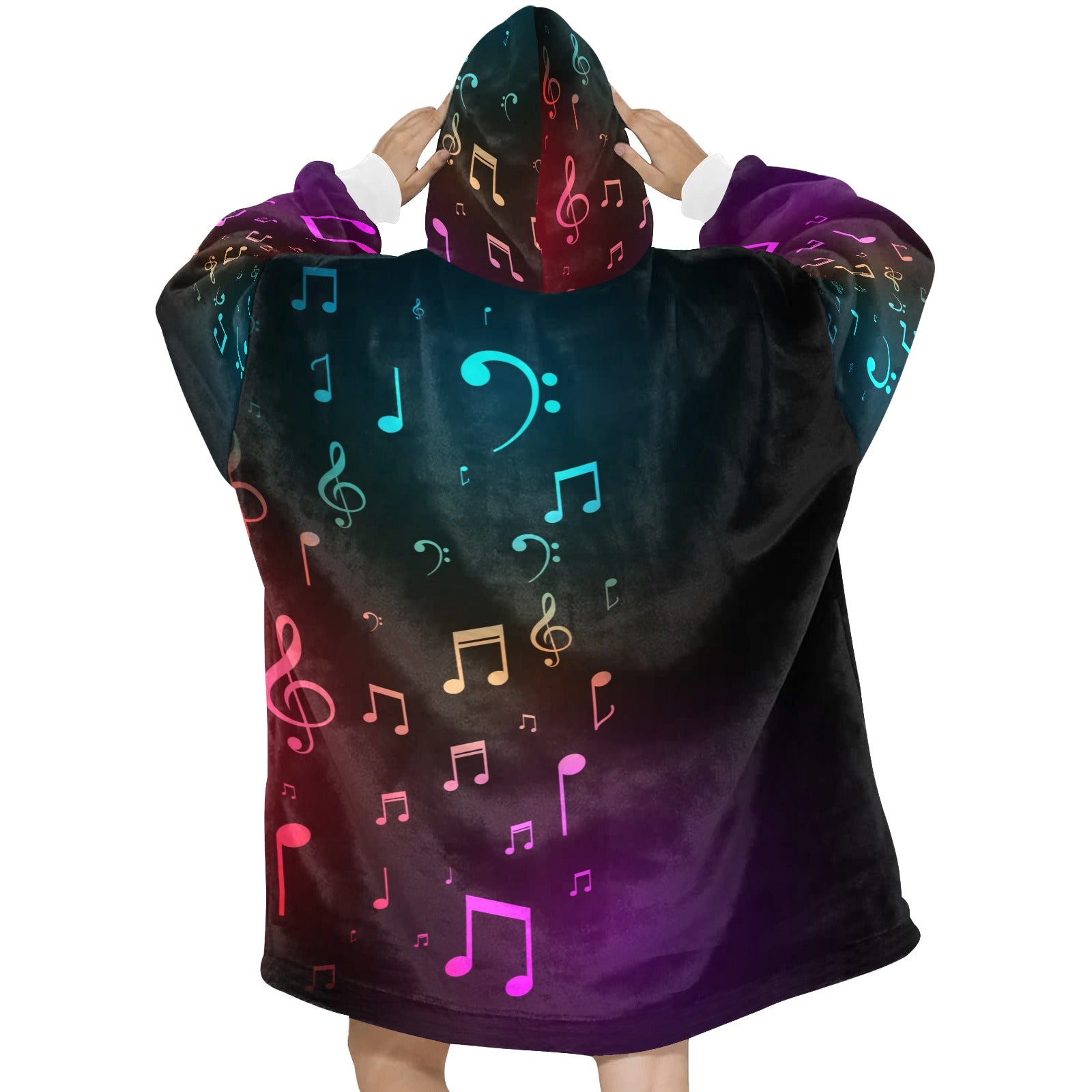 Musical Colorful Blanket Hoodie