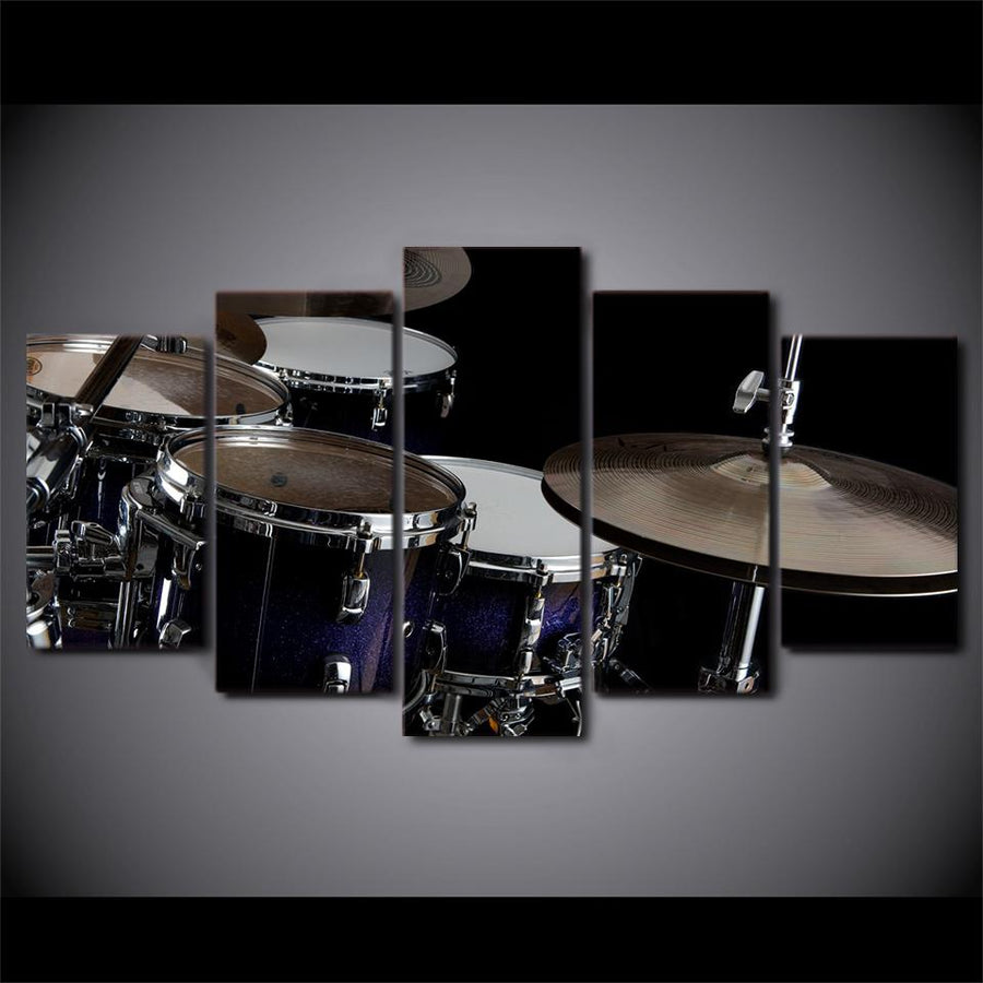 5 Pieces Metal Drum Canvas Art - WITHOUT FRAME - { shop_name }} - Review