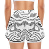 Piano Keys White Sports Shorts